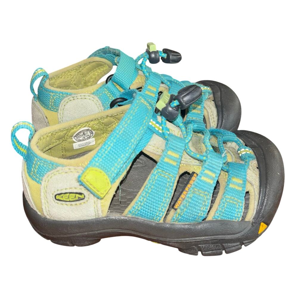 Keen Newport H2 Sandals Kids’ blue green toddler (size 8)